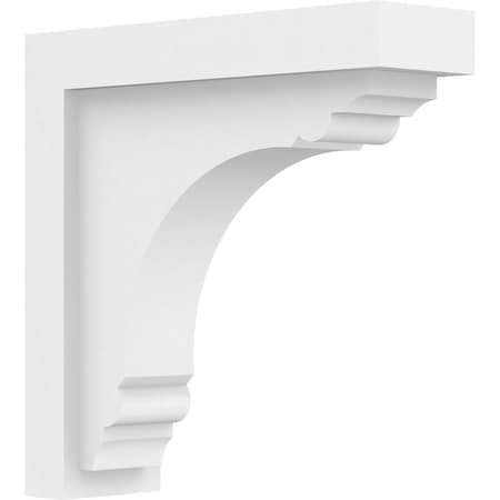 Ekena Millwork Standard Warren Architectural Grade PVC Bracket, 3 1/2"W x 12"D x 12"H BKTP04X12X12WAR